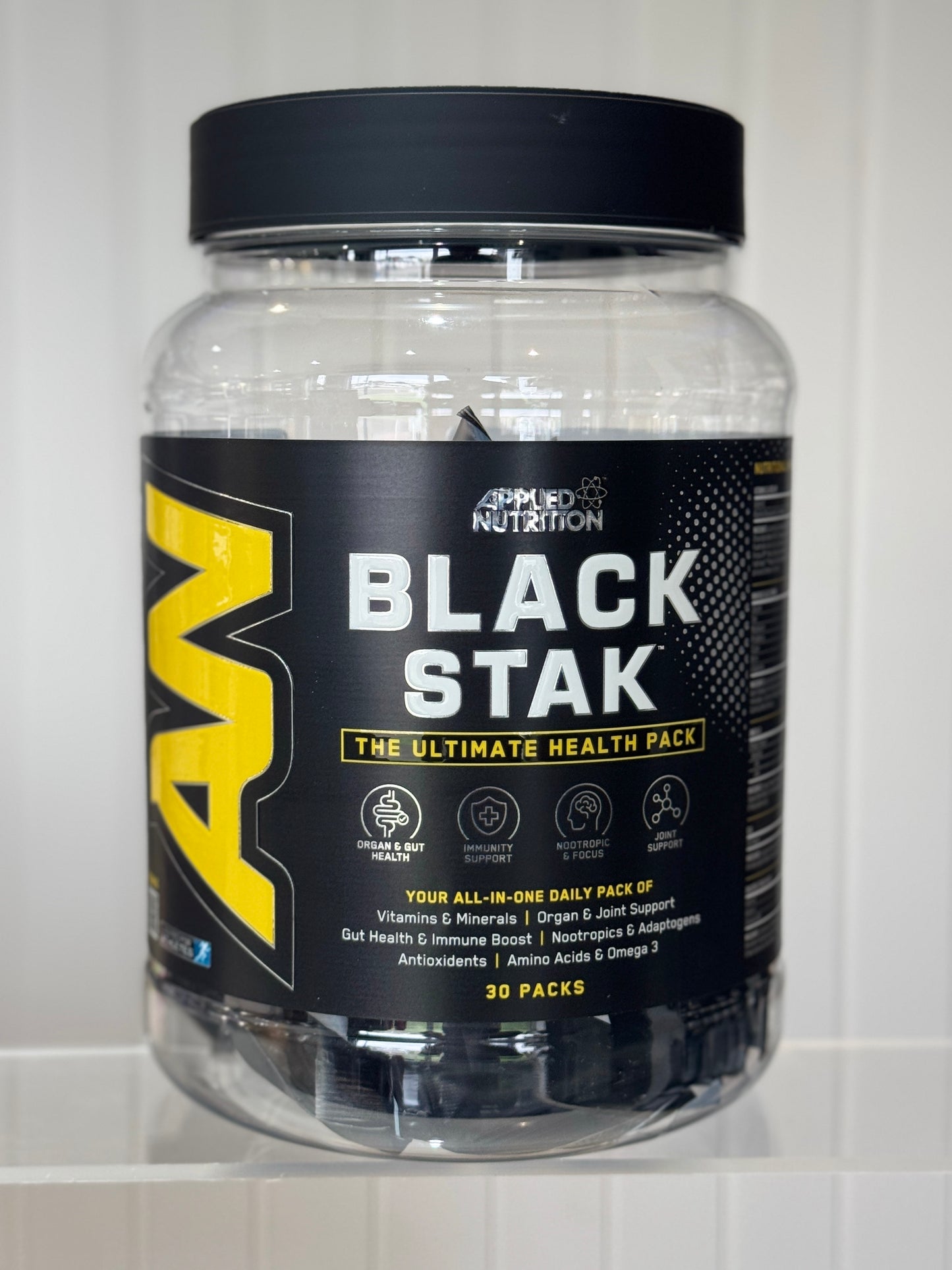 APPLIED NUTRITION BLACK STAK - THE ULTIMATE HEALTH PACK